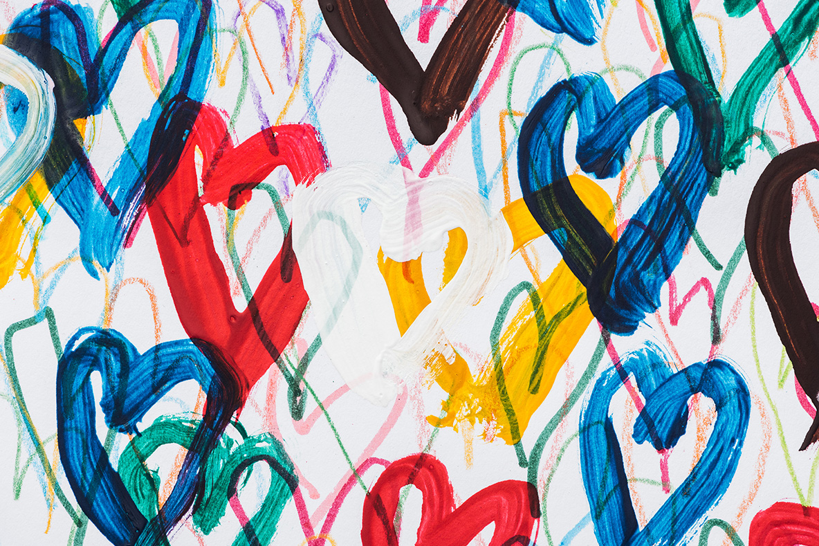 Emotional Resonance: A New Way of Understanding Connection, image of hearts colored in multi colors.